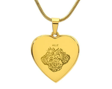 Custom Heart Necklace - Furiendship